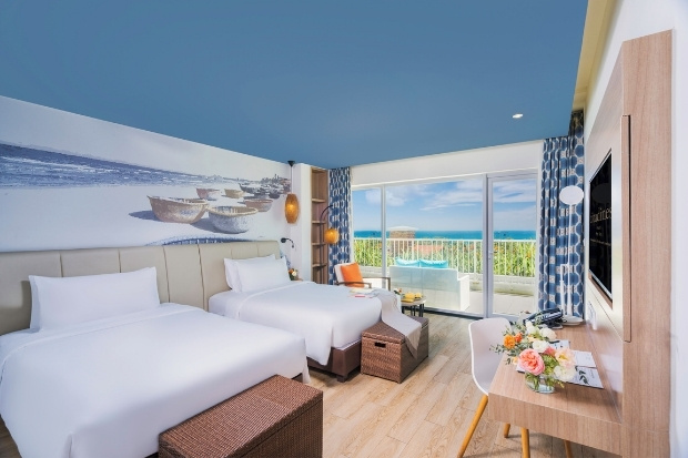 Khách sạn được yêu thích bởi vị trí đẹp và dễ dàng ra đảo