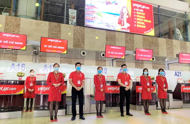 HƯỚNG DẪN ĐẾN QUẦY THỦ TỤC VIETJET TẠI NỘI BÀI