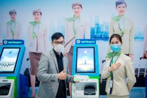 Bamboo Airways trình làng quầy làm thủ tục tự động tại sân bay