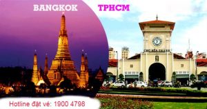 Thời gian bay từ Bangkok về Tp Hồ Chí Minh các hãng hàng không