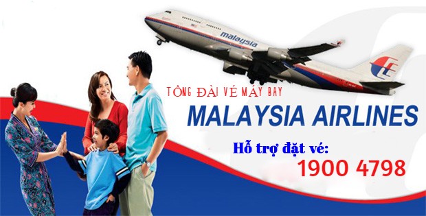 Tổng đ&agrave;i v&eacute; m&aacute;y bay Malaysia Airlines 