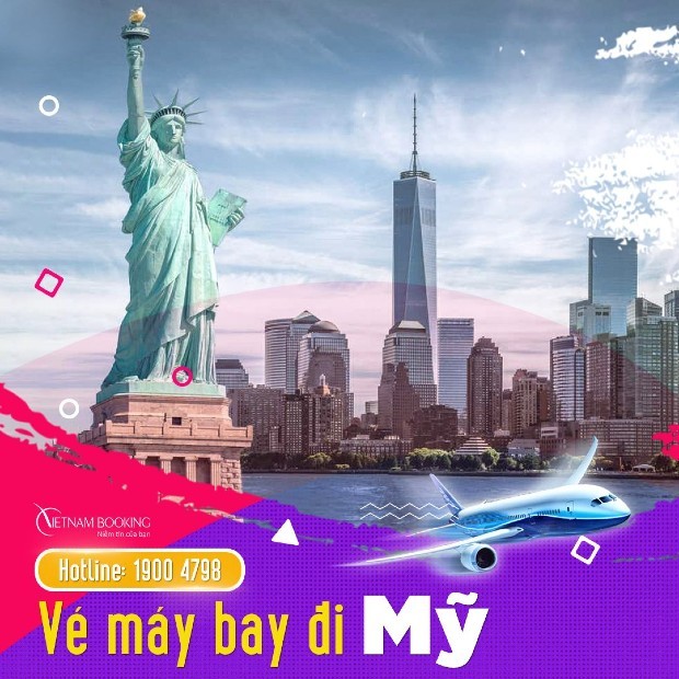 Đặt vé máy bay đi Mỹ các hãng bay giá rẻ tại Vietnam Booking Đi Mỹ nên bay hãng nào