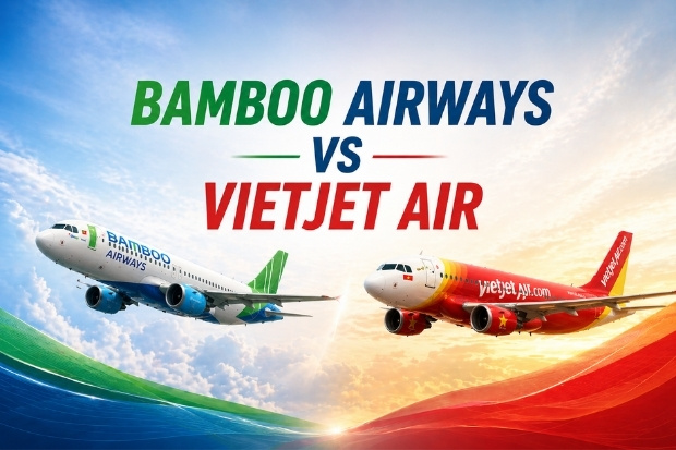 So s&aacute;nh Bamboo Airways v&agrave; Vietjet Air về ph&acirc;n kh&uacute;c gi&aacute; v&eacute;