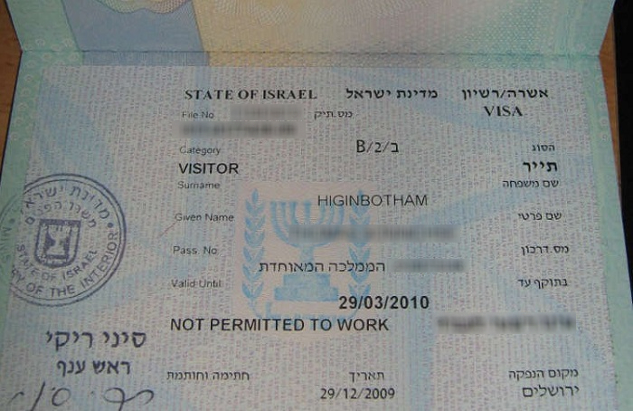 Visa Israel