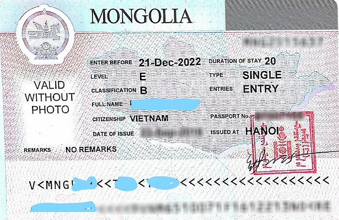 dịch vụ làm visa mông cổ