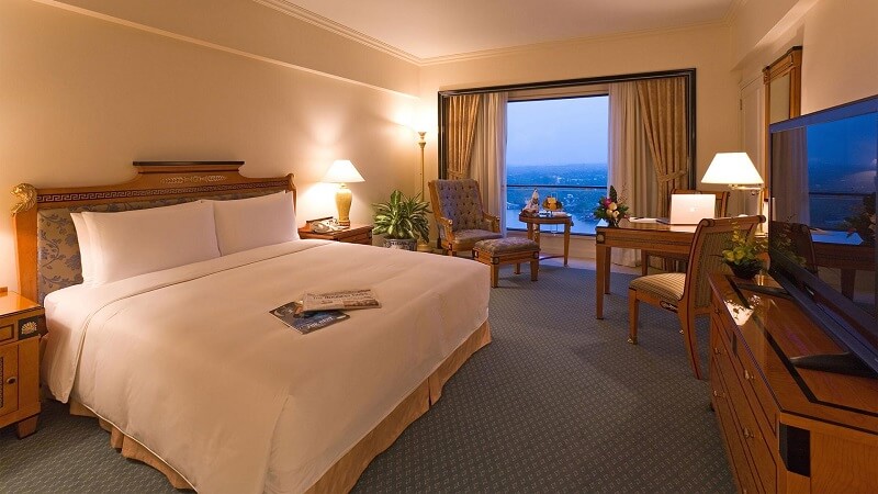 Phòng ngủ của khách sạn Lotte Legend - top khách sạn lớn nhất Sài Gòn