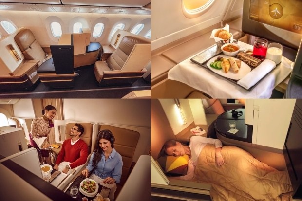 hạng vé thương gia Etihad Airways