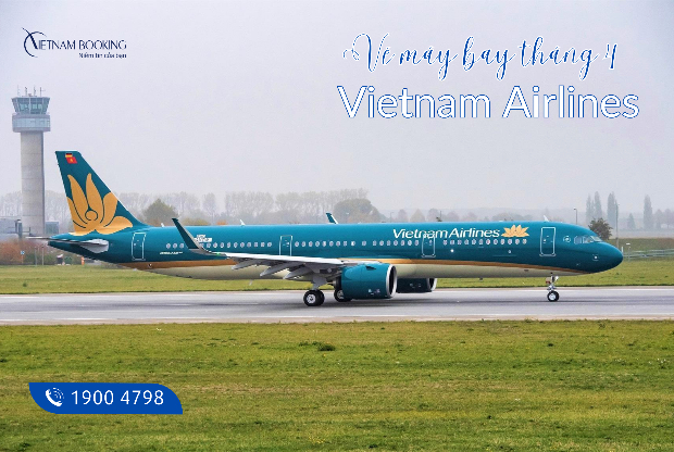 vé máy bay Vietnam Airlines tháng 4