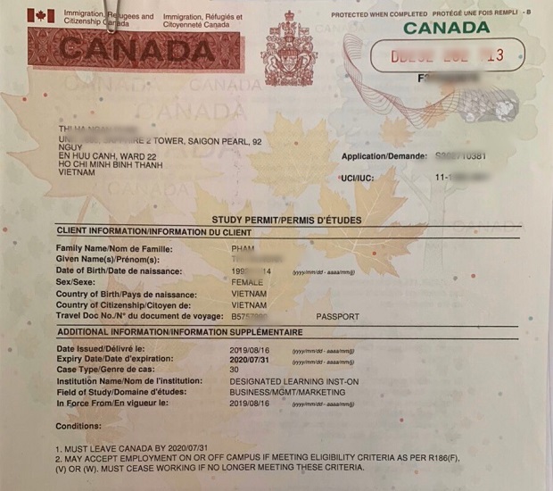 gia hạn visa canada mất bao lâu
