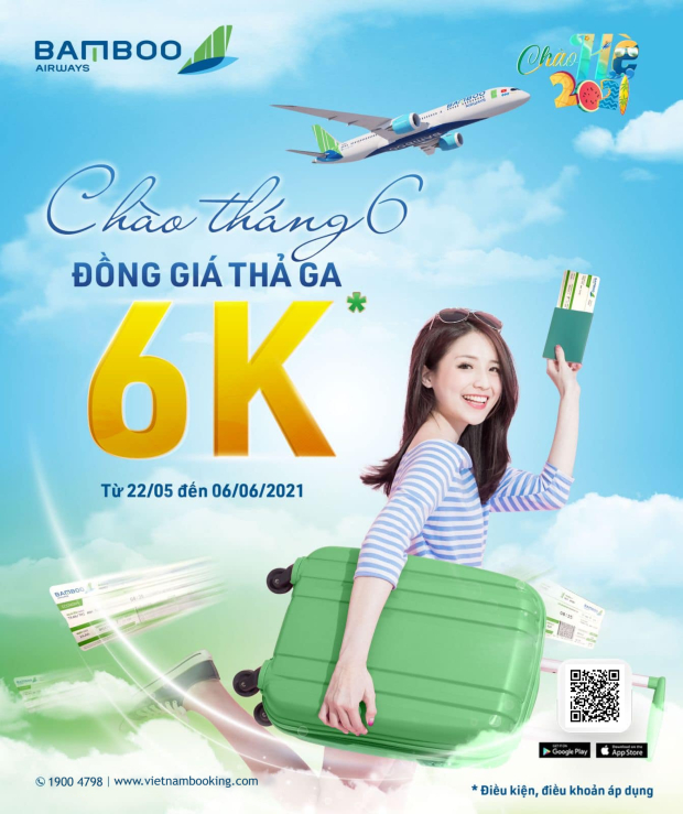Vé máy bay Bamboo Airways khuyến mãi