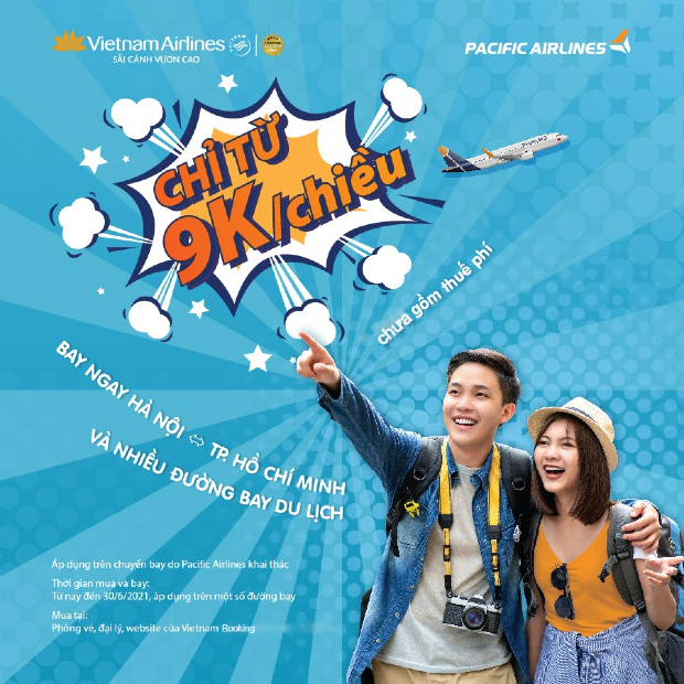 v&eacute; m&aacute;y bay Vietnam Airlines khuyến m&atilde;i
