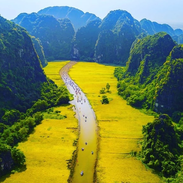 Ninh Bình mùa lúa chín tháng 5 Tháng 5 đi du lịch ở đâu