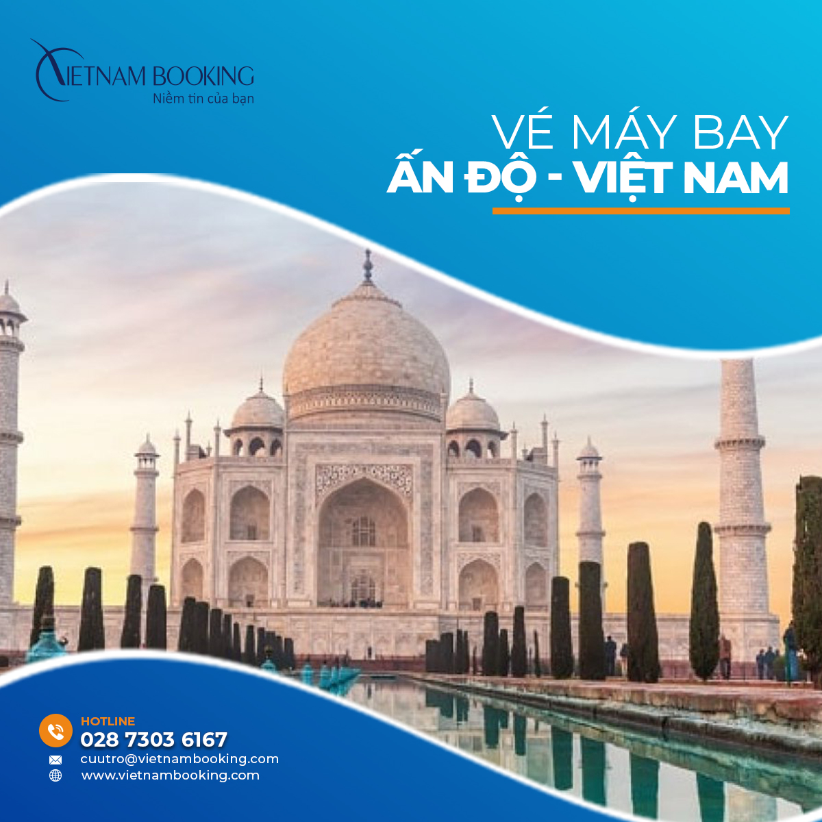 V&eacute; m&aacute;y bay từ Ấn Độ về Việt Nam
