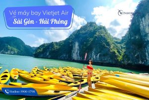 Vé máy bay Vietjet Air Sài Gòn Hải Phòng, khuyến mãi từ 139.000Đ