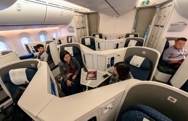 khoang hạng thương gia Boeing 787-9