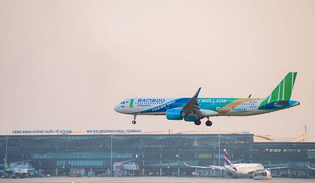 v&eacute; m&aacute;y bay đi H&agrave; Nội Bamboo