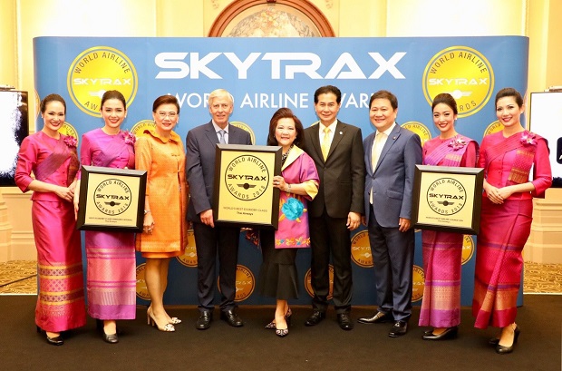 Thai Airways International nhận 3 giải thưởng danh giá đến từ Skytrax năm 2018 Thai Airways International award
