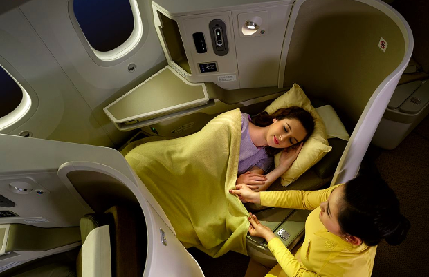 n&acirc;ng v&eacute; hạng thương gia Vietnam Airlines