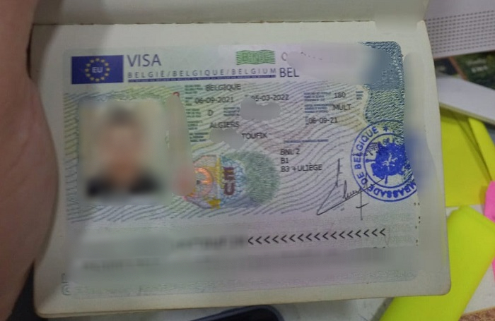 visa bỉ
