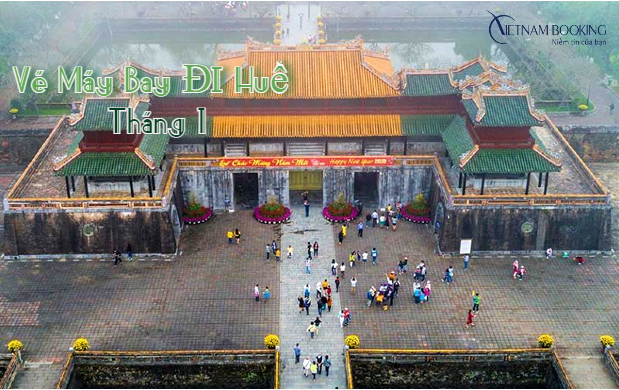 vé máy bay đi Huế tháng 1