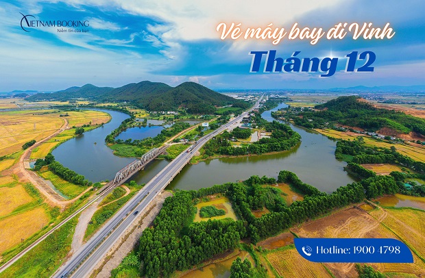 vé máy bay đi Vinh tháng 12