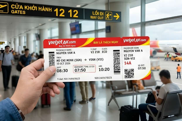 Vietjet Air duy tr&igrave; tần suất bay với v&eacute; m&aacute;y bay đi Vinh đặc biệt l&agrave; chặng TP. Hồ Ch&iacute; Minh &ndash; Vinh 