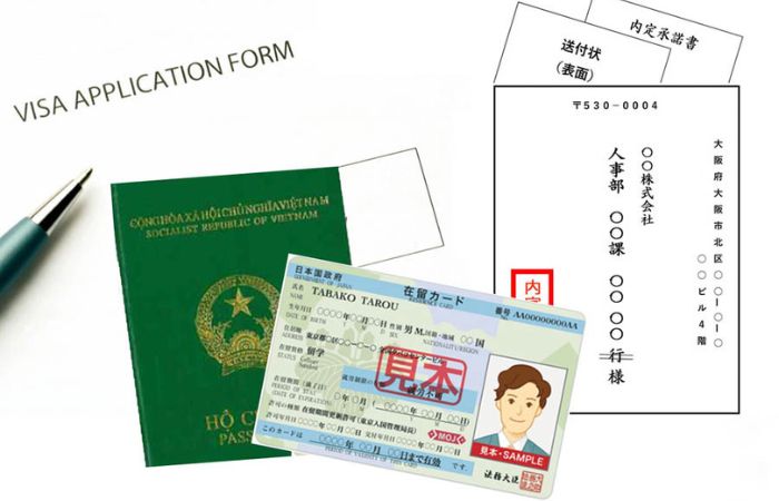 Thủ tục xin visa công tác Nhật Bản
