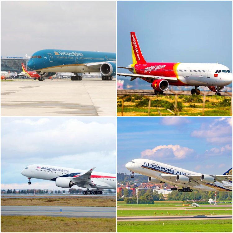 V&eacute; m&aacute;y bay từ Myanmar về Việt Nam