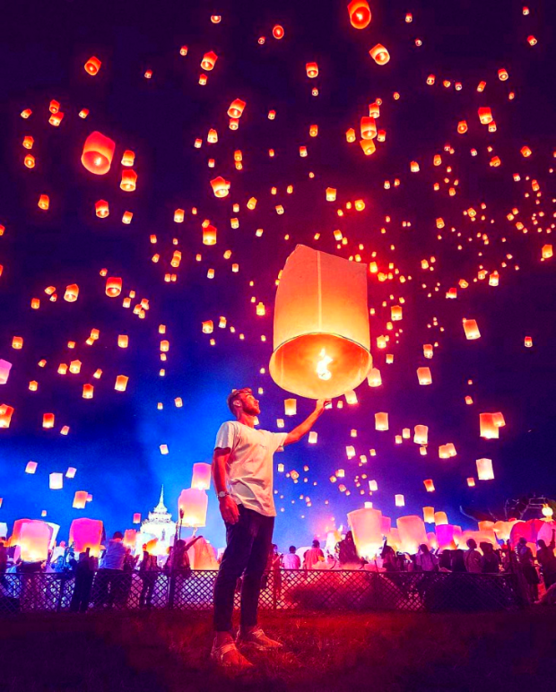 Lễ hội thả đ&egrave;n Th&aacute;i Lan 2023