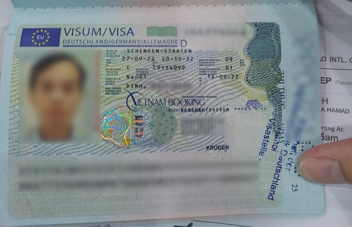 Vietnam Booking hỗ trợ xin visa Đức nhanh chóng dịch vụ visa uy tín