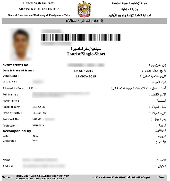 visa c&ocirc;ng tác dubai