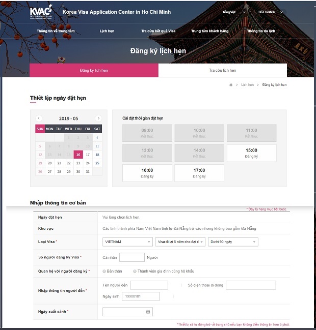 làm visa hàn quốc ở đâu