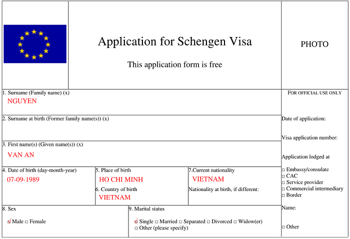 Đơn xin visa Schengen đi Áo xin visa du lịch áo