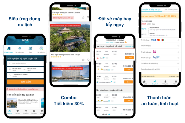 Ứng dụng đặt phòng khách sạn tốt nhất - iVIVU