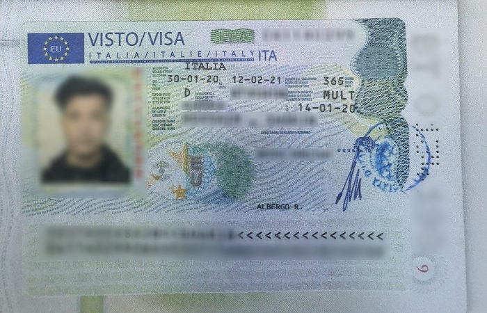 visa đi &yacute;