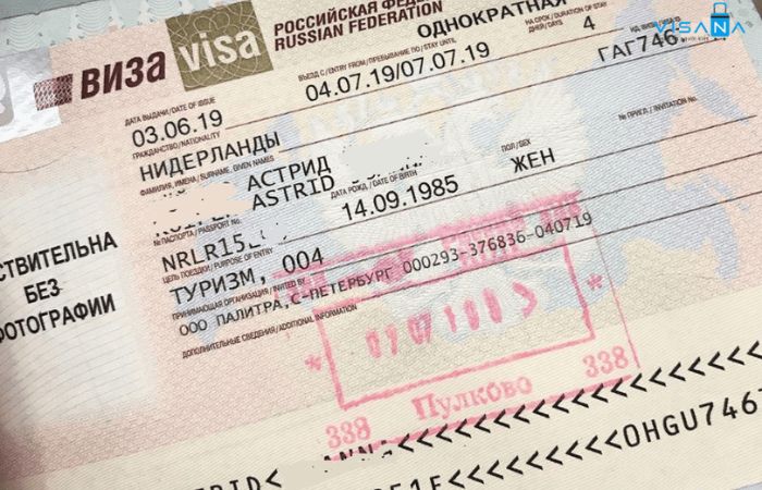 Thủ tục xin visa đi Nga mới nhất