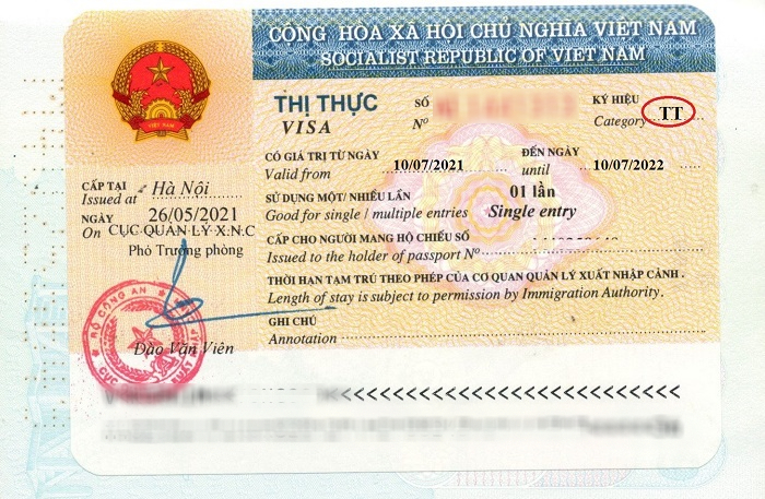 Visa Việt Nam bảng giá gia hạn visa cho người nước ngoài