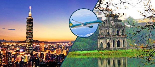 Gi&aacute; v&eacute; m&aacute;y bay từ Đ&agrave;i Loan về H&agrave; Nội 