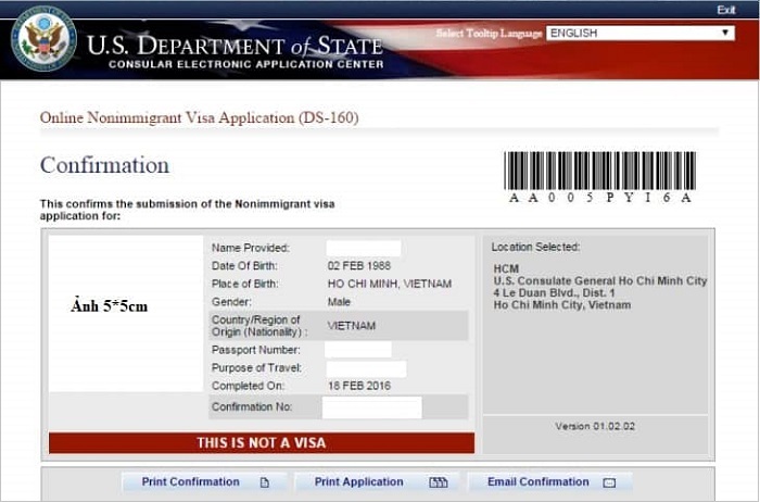 phỏng vấn visa mỹ lần 2