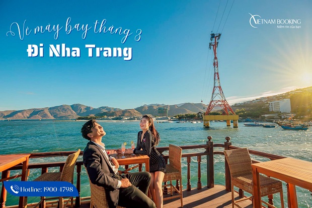 vé máy bay đi Nha Trang tháng 3