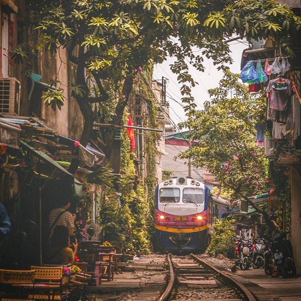 phố đường tàu hà nội