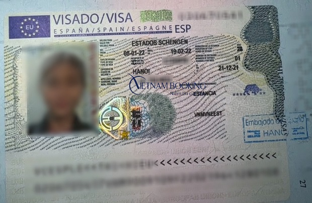 thủ tục xin visa đi t&acirc;y ban nha
