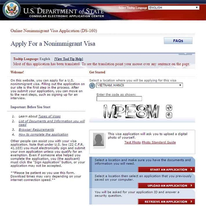 c&aacute;ch xin visa mỹ từ canada