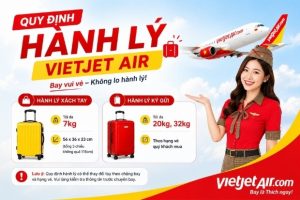 Thông tin chi tiết về quy định hành lý Vietjet Air mới nhất
