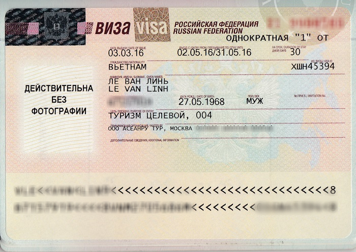 thủ tục l&agrave;m visa đi du lịch nga