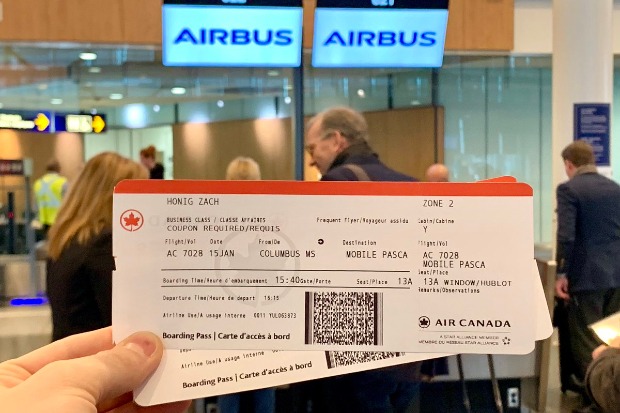 đổi vé máy bay Air Canada