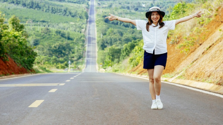 Con dốc ở Pleiku