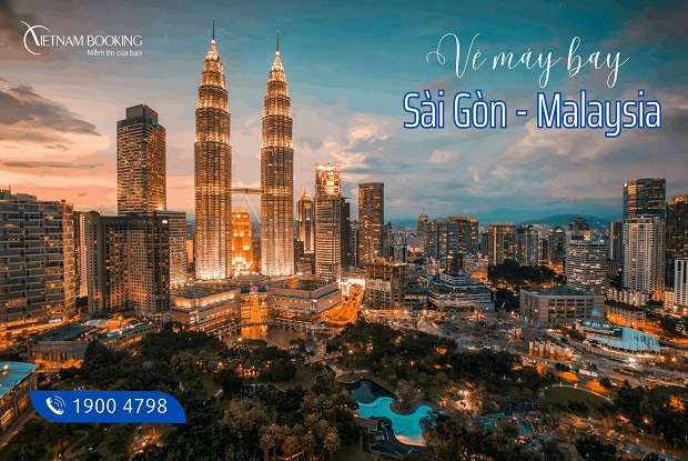 vé máy bay từ Tp Hồ Chí Minh đi Malaysia