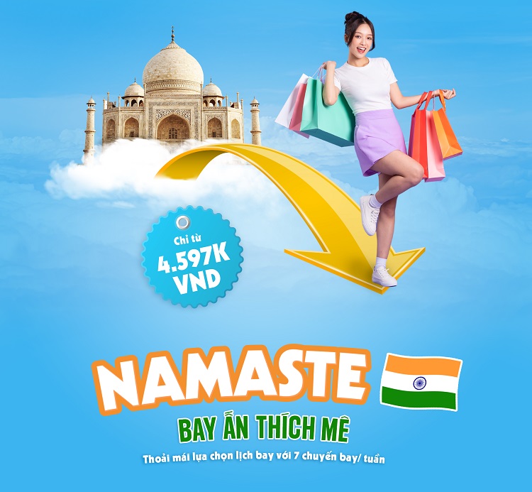 vé máy bay đi Mumbai Vietnam Airlines