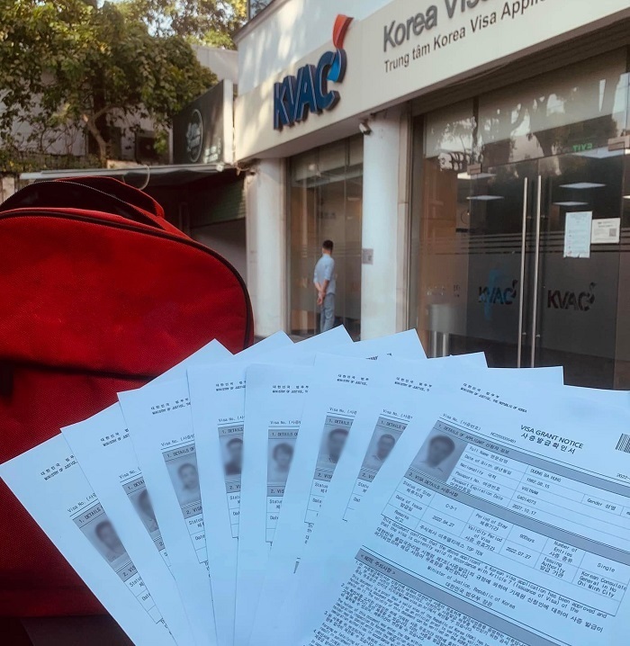 hồ sơ xin visa H&agrave;n Quốc